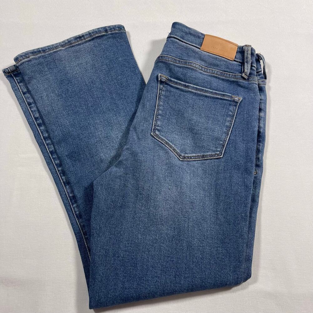 Dear John Jeanne Flare Jeans Women’s Size 28 Medium Wash Mid Rise Stretch NWOT